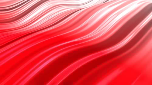Red And White Gradient Abstract Waves Background Vj Loop I 4K