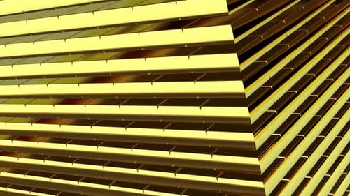 Elite-Hintergrund mit goldenen Kacheln, einzigartiges Design, exklusiver 3D-Render