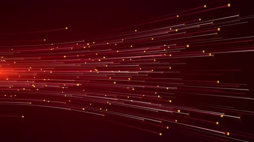 Digital Data Stream Lines Technology Motion Background