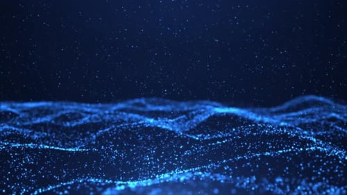 Abstract particle waves, background lights, futuristic digital background c waving smooth lines