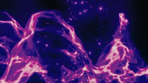 Purple Glowing Lights Animation Background