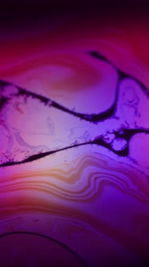 Colorful Abstract Liquid Background with Swirling Ink