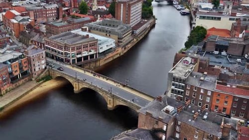 Paysage urbain de York, Angleterre