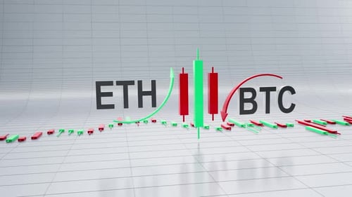 ETH-BTC Currency Pair With Forex Trading Chart