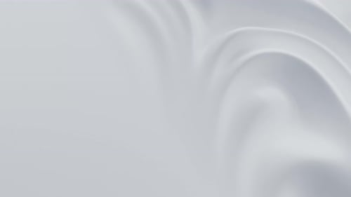 Fluid White Waving Abstract Background Seamless Loop