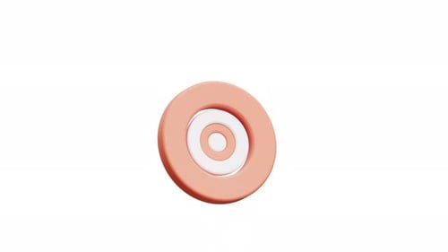 Corporate Success Target with Arrows and People Animation