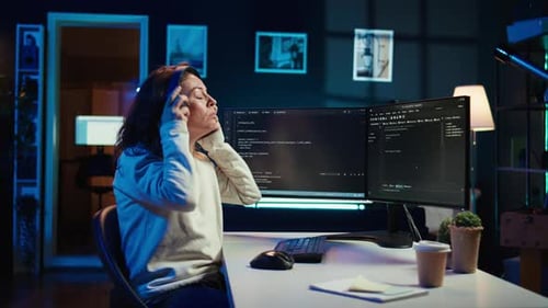 Admin hört Musik und schreibt Codezeilen, um bösartigen Traffic zu filtern