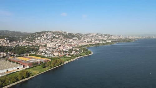 sea and cityscape Izmit