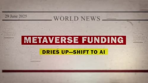 Retro Newspaper Headline Text Reveal