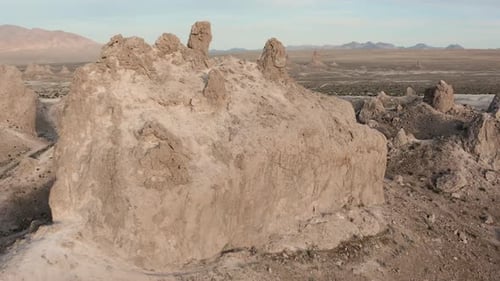 Unique Rock formation in the Mojave desert