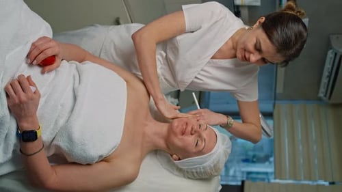 Facial Treatment at a Beauty Clinic