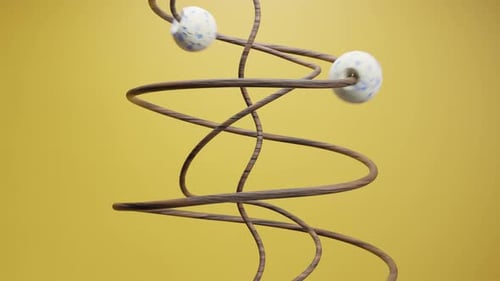 3D animation Loop background for dynamic visual content