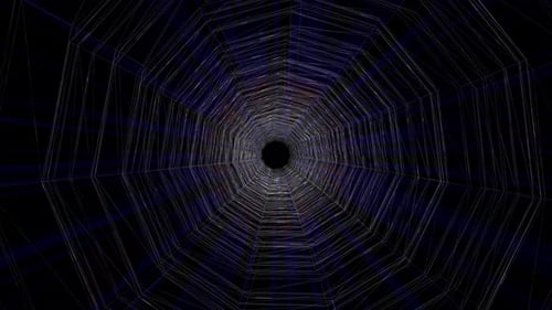 abstract tunnel visual mesh pattern dots wave particle network texture background