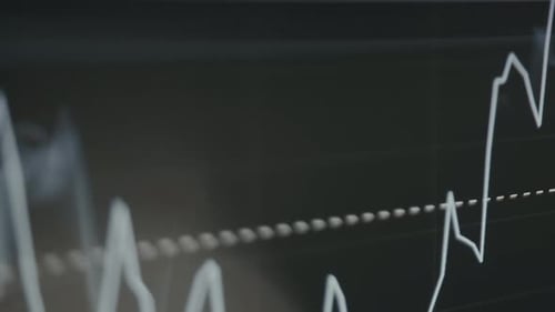 Stock Market Fluctuations Economic Charts and Finance Analysis