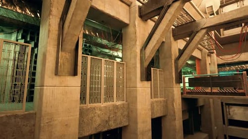 Massive Building With Numerous Windows