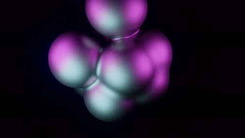 Pulsating figure of same size balls