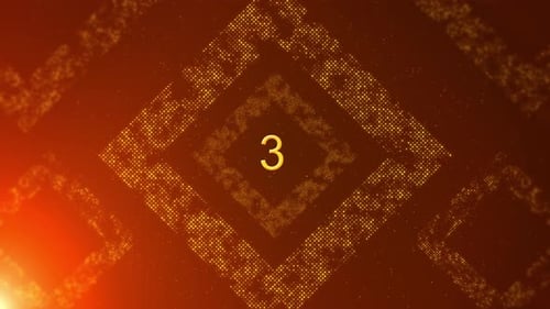 Cronômetro de contagem regressiva digital Light Countdown Glitch Transition com estilo de animação Reveal Counting Time