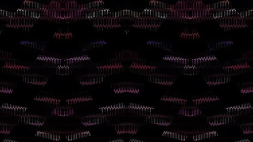 Abstract Geometric Glitch Line Pattern Loop Background Animation