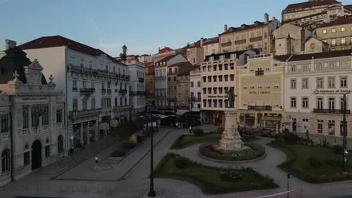 The historic city center of the city of Coimbra , Europe, Portugal