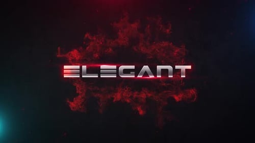 Sleek Metallic Text Reveal with Light Scan