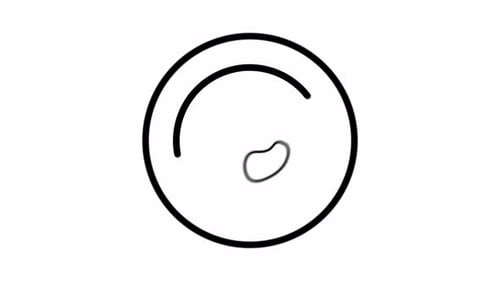 Steak Flat Icon Animation With Seamless Loop and Alpha