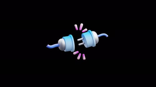 Error Server 3d Icon Animation
