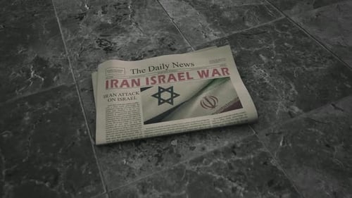 Iran and Israel War Newspaper