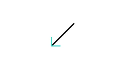 Down Left Arrow Animated Icon