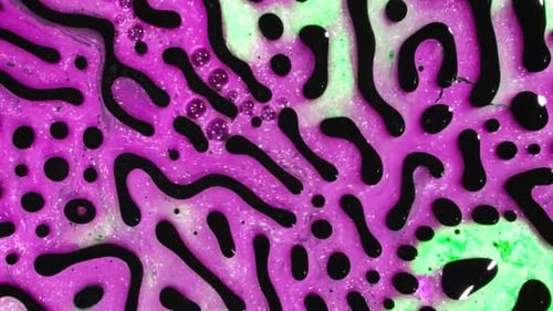 Vibrant purple and green abstract pattern