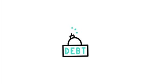 Sketch Animation of Debt Bomb Crisis