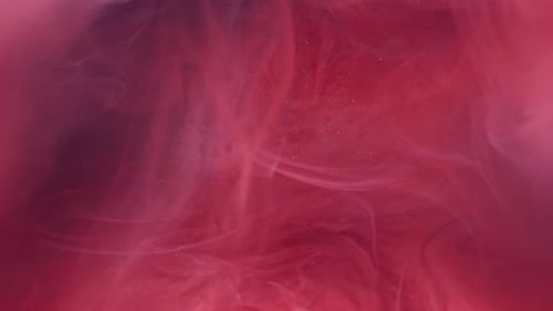 Red Ink Clouds Abstract Background, Visual Effects