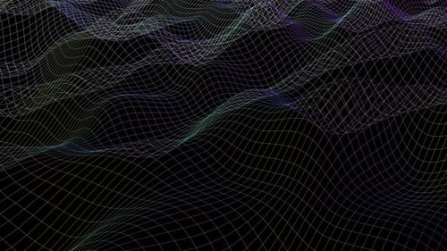 Color Wire Wave Intro kann nahtlos geschleift werden