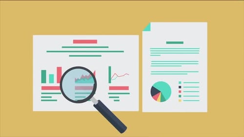 Analisando finanças com lupa