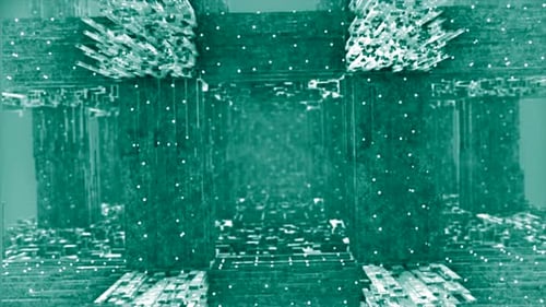 Moving 3d Space with Square Walls