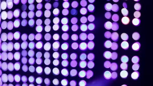 Light Multicolor Sequin Dot Light Wall Grid Background Loop