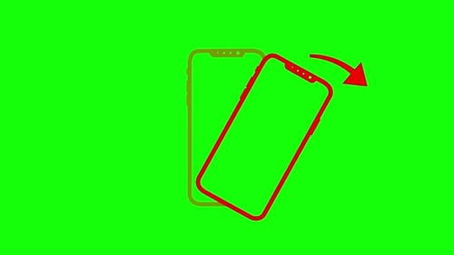 Mobile Phone Rotation Animation