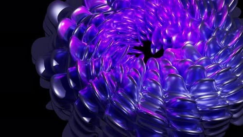 Shiny Neon Particles Swirling Up Against Dark Background 3d Abstract Background