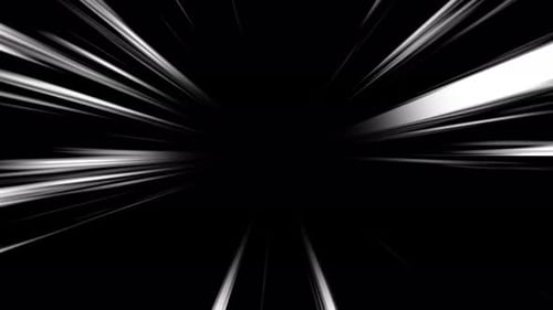 Cartoon Speed Run Line with Transparent Background 4K