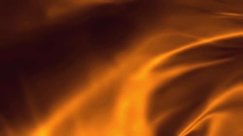 Abstract Fluid Fiery Orange Flowing Seamless Loop Background