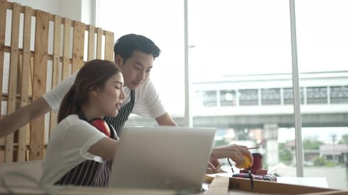 Carpenter work at workshop.