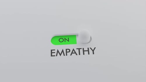 3D Empathy Toggle Switch On Off Animation