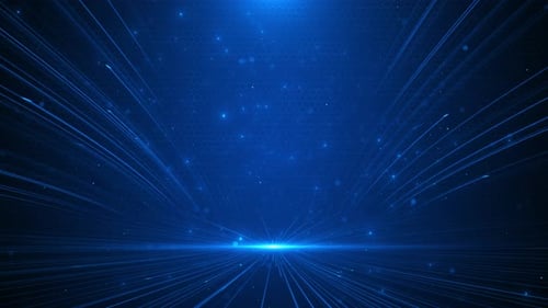 Futuristischer abstrakter digitaler Technologie-Hintergrund. Innovation, Hightech-Zukunft, Netzwerkverbindung,