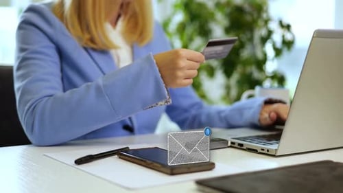 Online banking payment with 2FA verification code sent to mobile phone