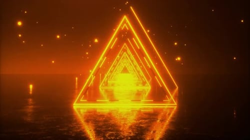 Futuristic Psychedelic Tunnel Motion Loop