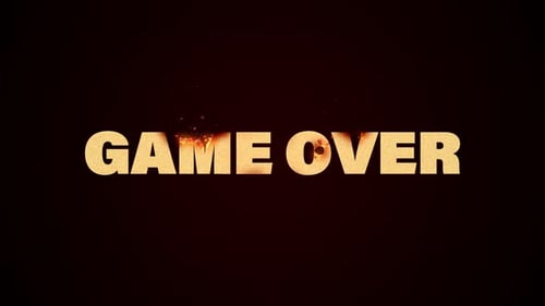 Effet de texte Game Over à graver animé