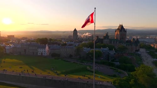 Sunset in Quebec City