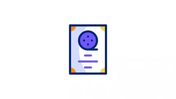 Movie Poster Animated Alpha Icons, Elements Motion Graphics ft. 2d ...