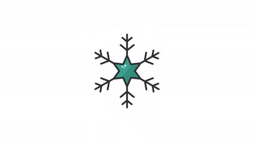 Snowflake icon animation