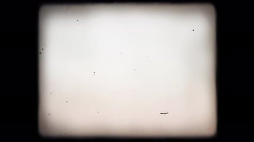 Authentic Super 16mm Film Frame Overlay with Gritty Dust and Scratches
