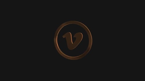Logo Vimeo 3D Alpha Channel